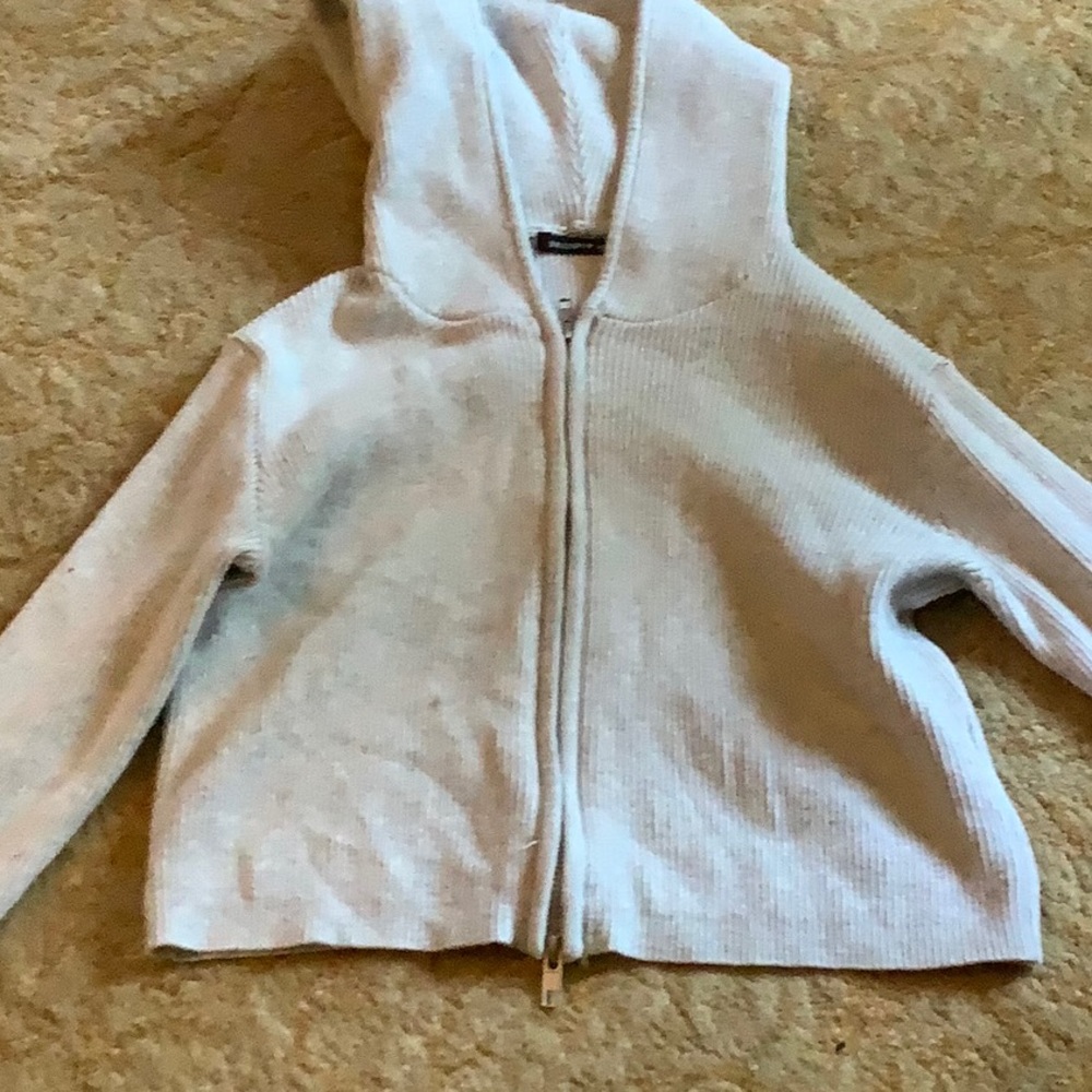 Brandy Melville ribbed zip up.